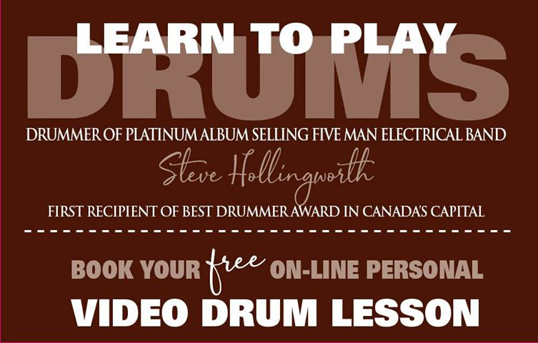 Ottawa Drum Teacher - drum lessons from Steve Hollingworth.